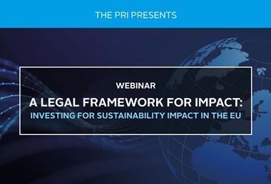 A Legal Framework for Impact - Shaping Sustainability Outcomes in EU
