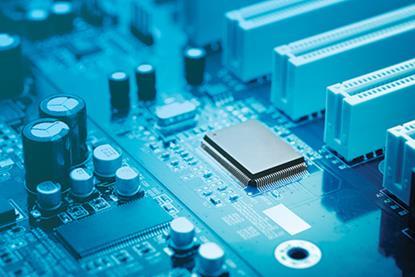 Electronic circuit board with processor 102660842 copy